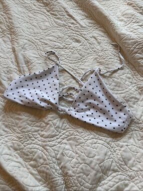 Skatie White Polka Dot Sarah Top